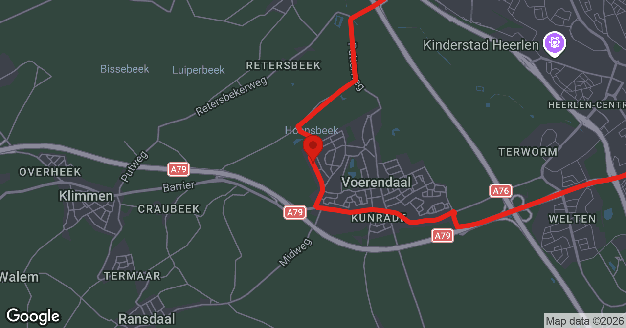 Kaart van de meldlocatie