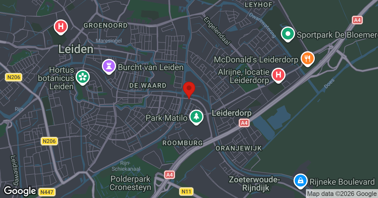 Kaart van de meldlocatie