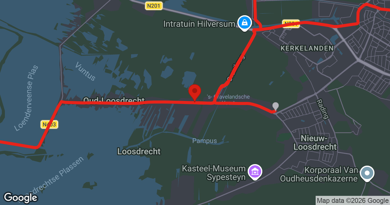 Kaart van de meldlocatie