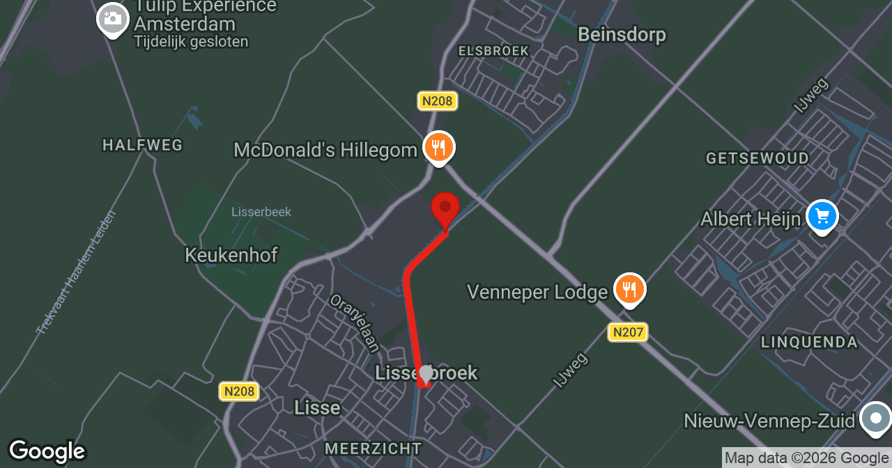 Kaart van de meldlocatie