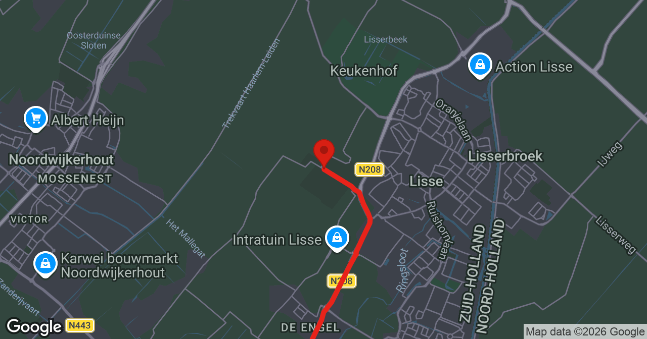Kaart van de meldlocatie