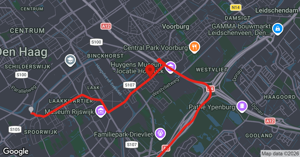 Kaart van de meldlocatie