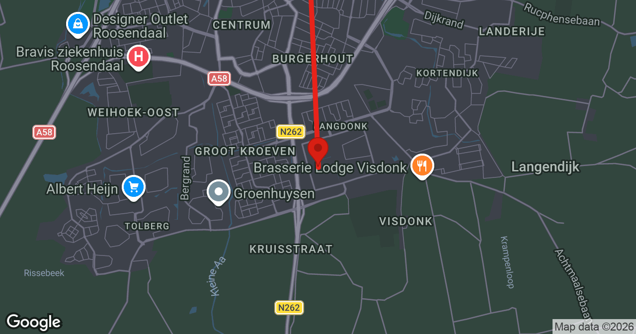 Kaart van de meldlocatie