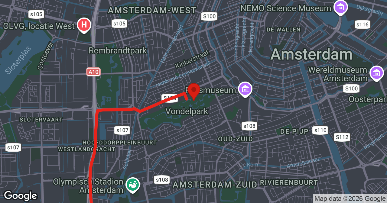 Kaart van de meldlocatie