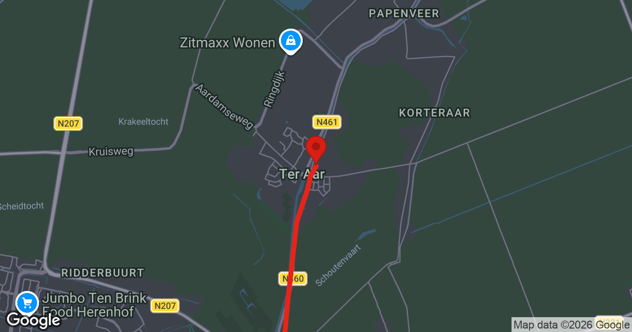 Kaart van de meldlocatie