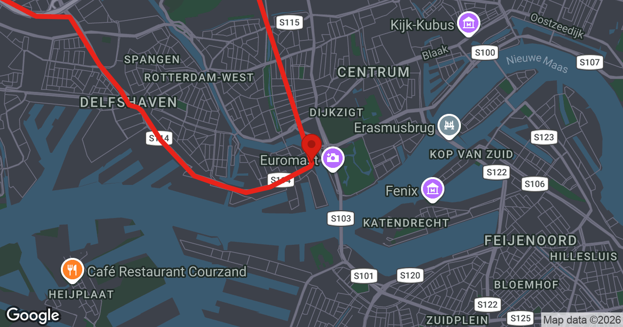 Kaart van de meldlocatie