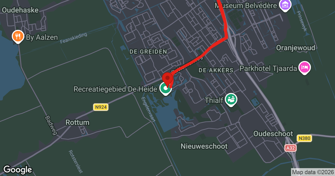 Kaart van de meldlocatie