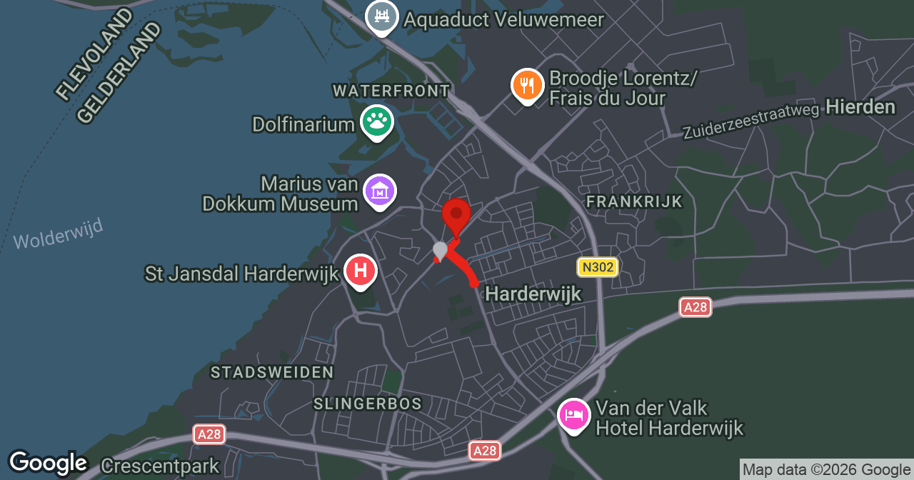 Kaart van de meldlocatie