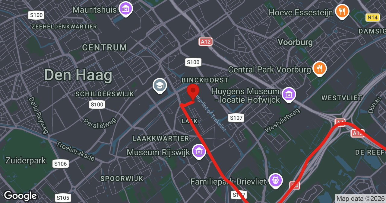Kaart van de meldlocatie