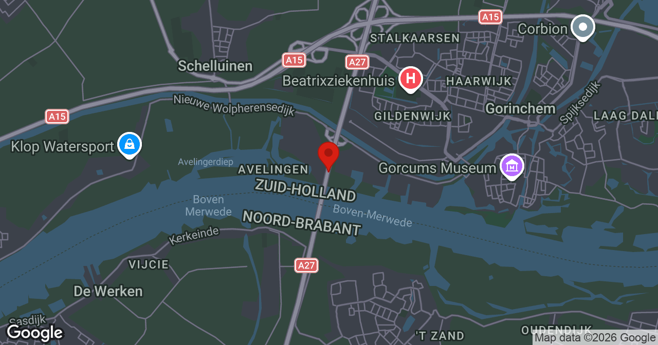 Kaart van de meldlocatie