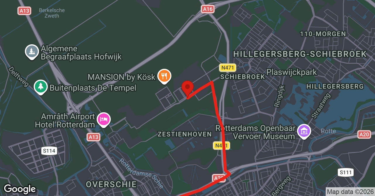 Kaart van de meldlocatie
