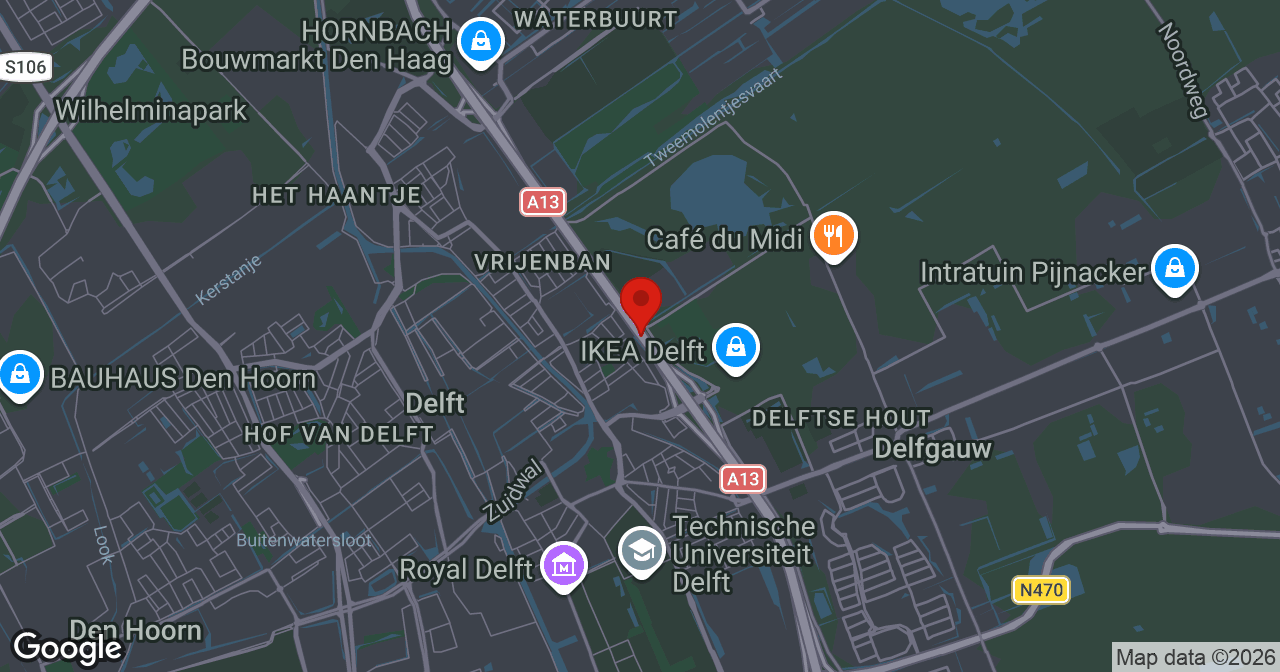 Kaart van de meldlocatie