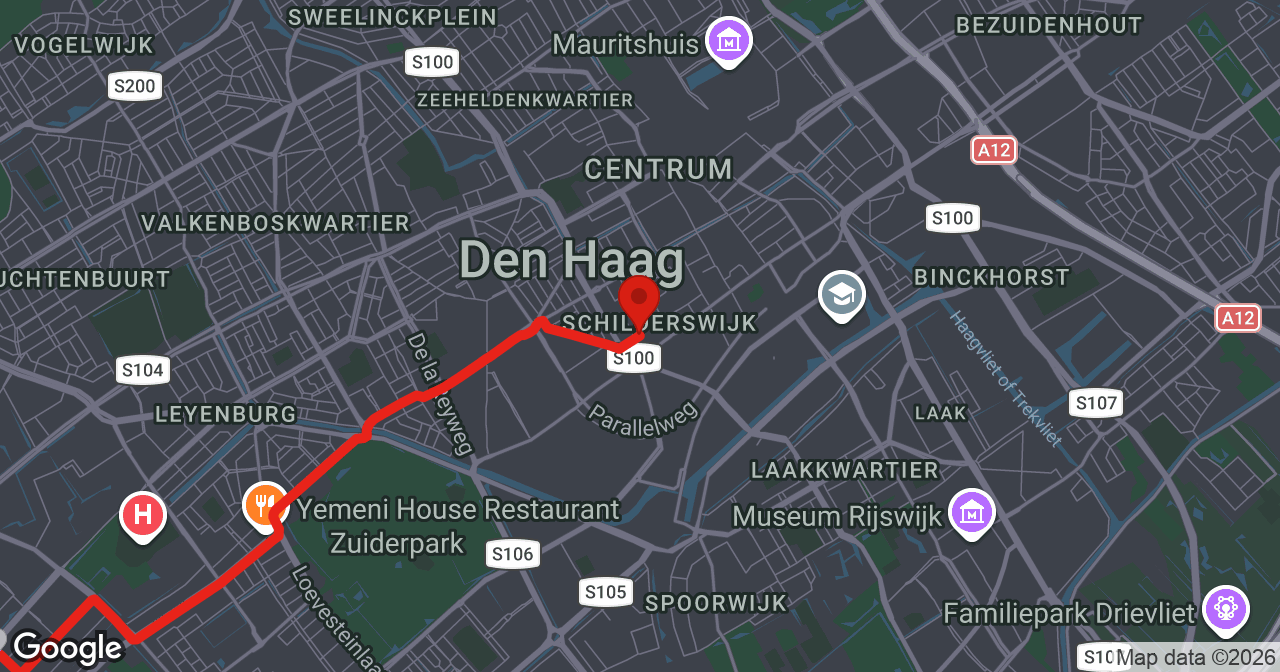 Kaart van de meldlocatie