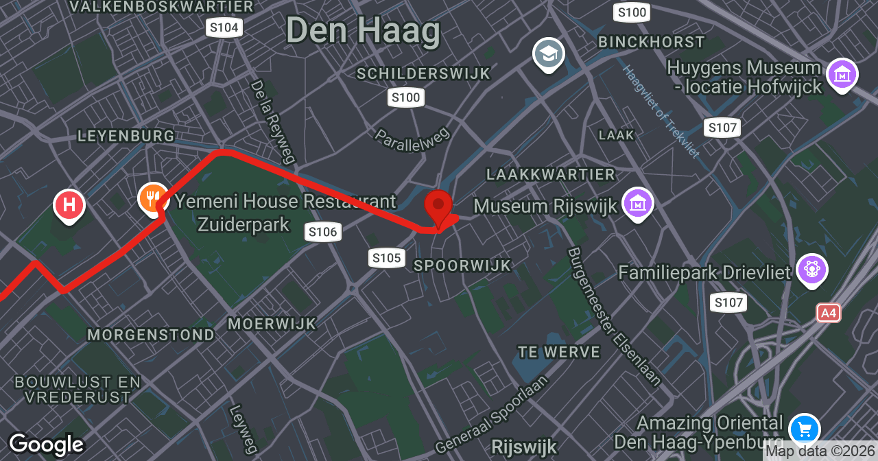 Kaart van de meldlocatie