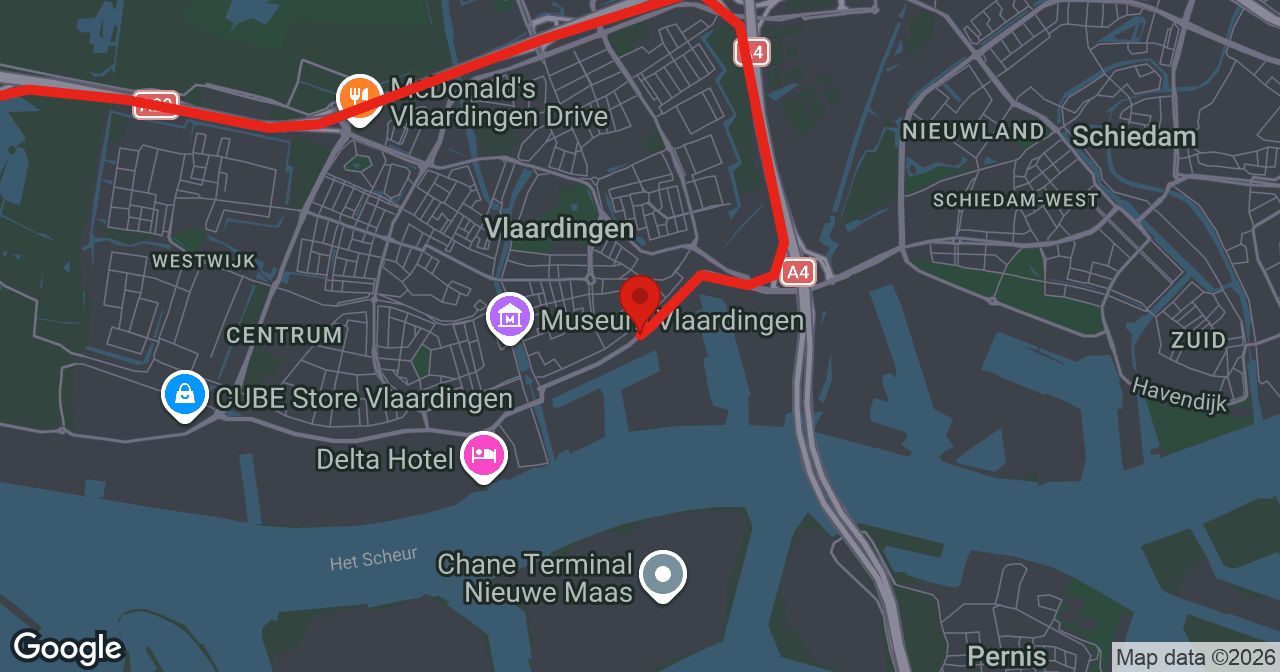 Kaart van de meldlocatie