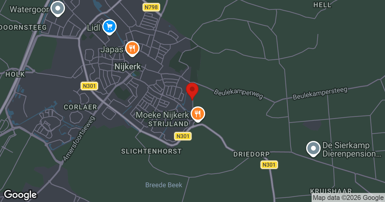 Kaart van de meldlocatie