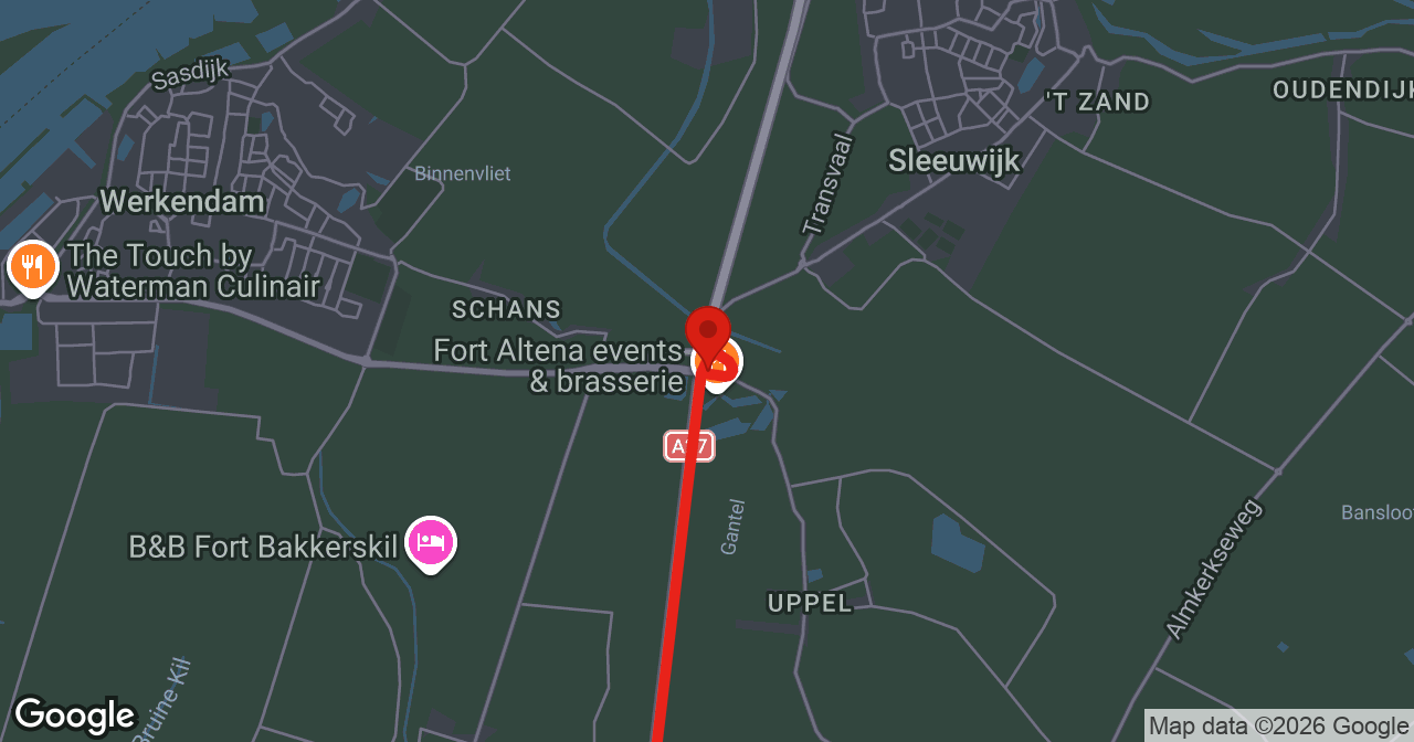 Kaart van de meldlocatie