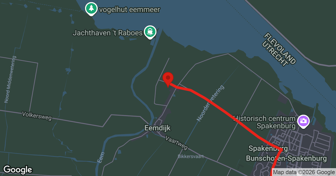 Kaart van de meldlocatie