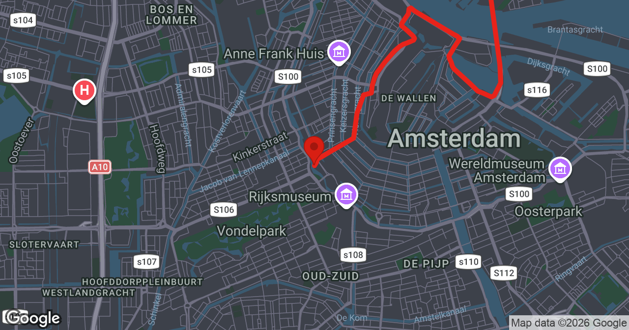 Kaart van de meldlocatie