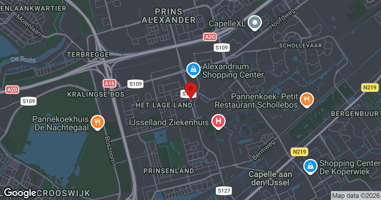 Kaart van de meldlocatie