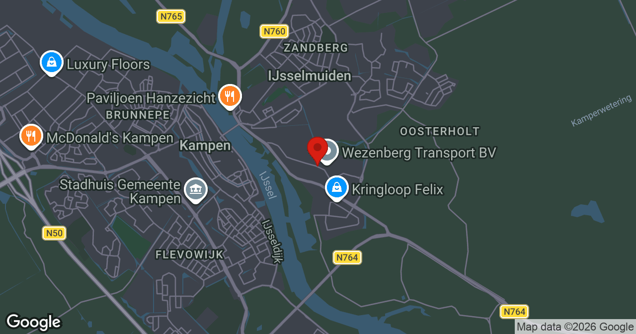 Kaart van de meldlocatie