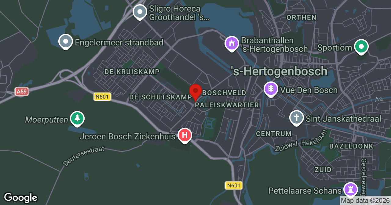 Kaart van de meldlocatie