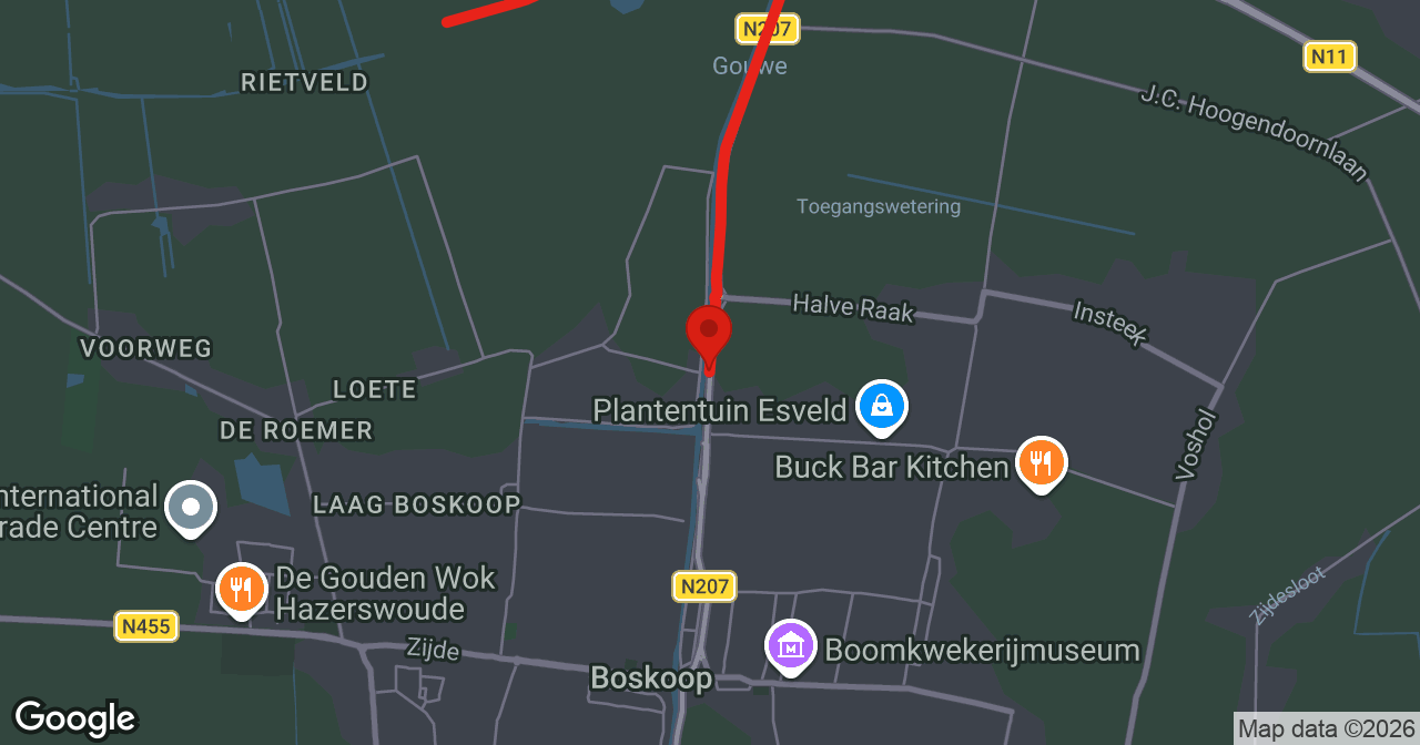 Kaart van de meldlocatie