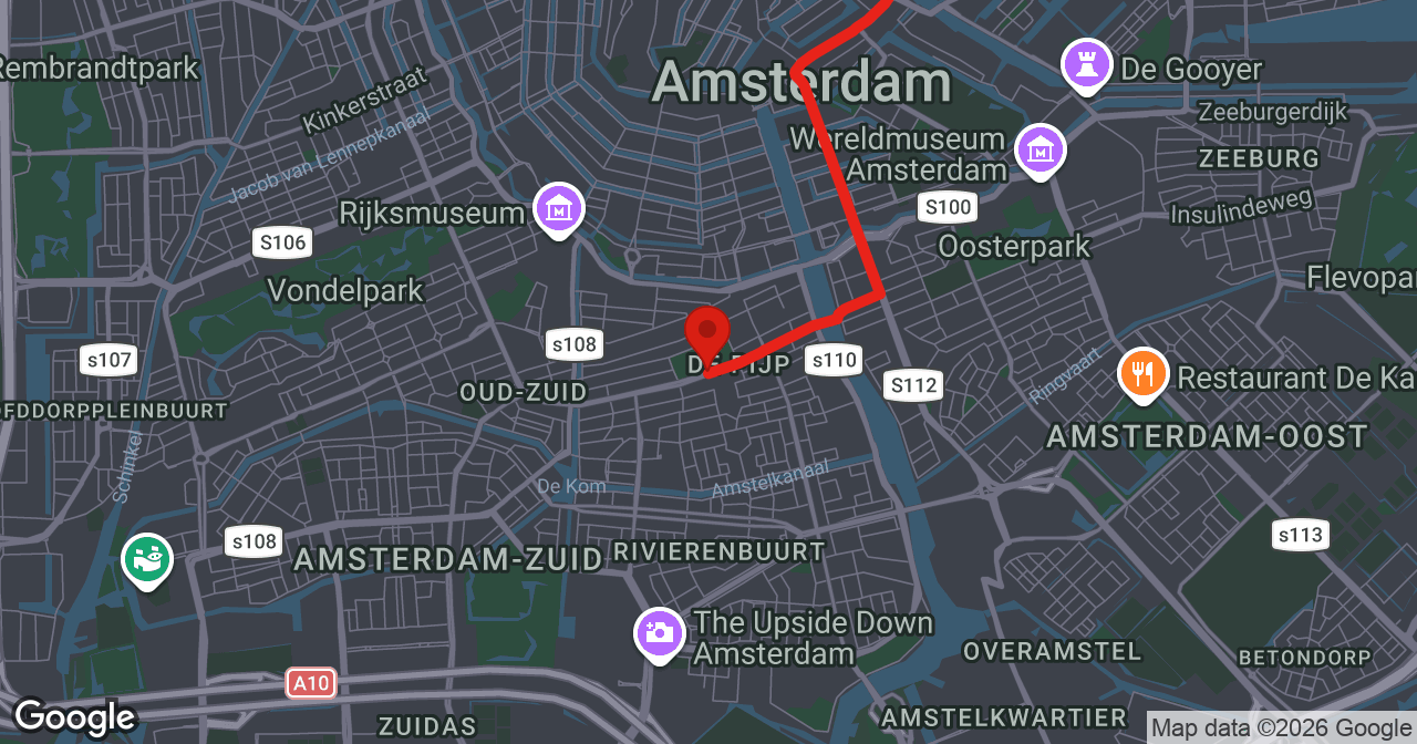 Kaart van de meldlocatie