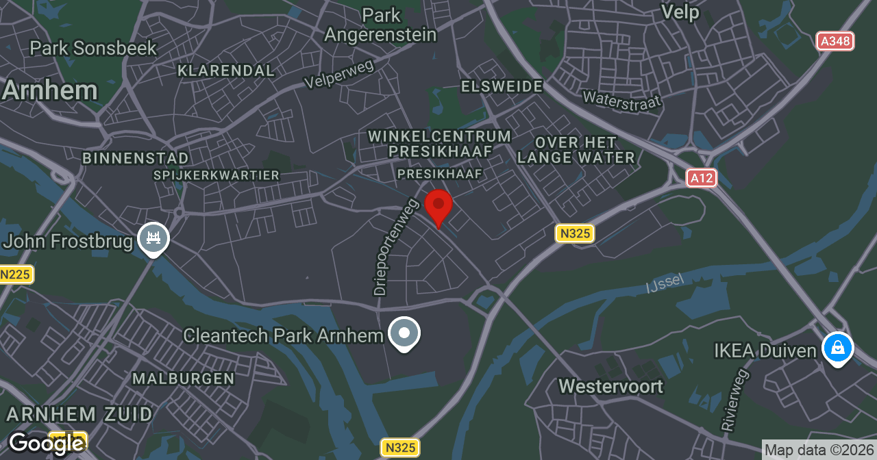 Kaart van de meldlocatie