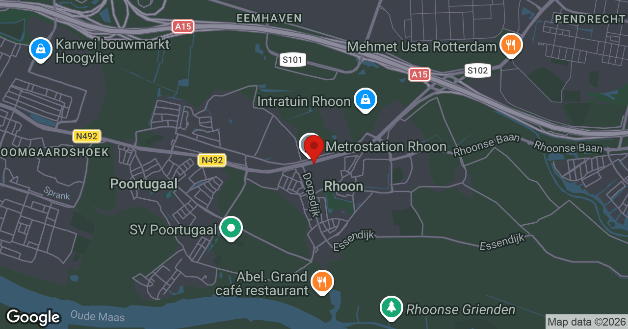 Kaart van de meldlocatie