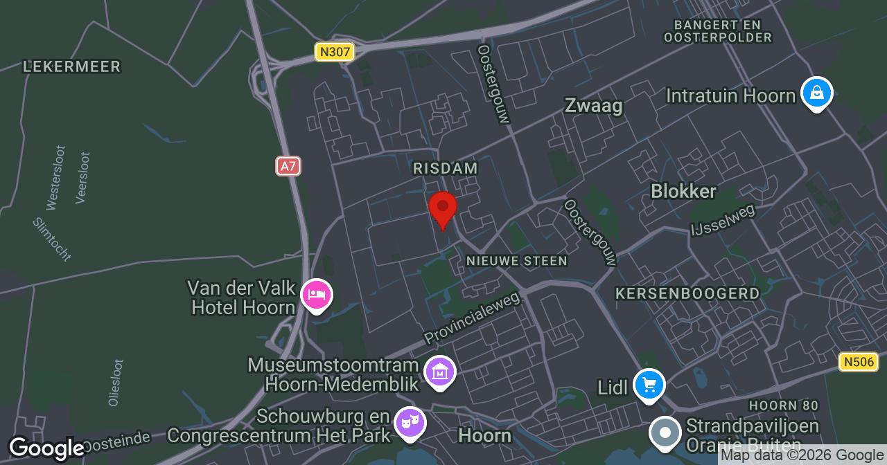 Kaart van de meldlocatie