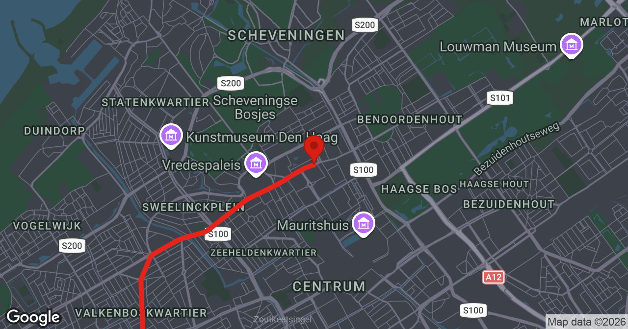Kaart van de meldlocatie