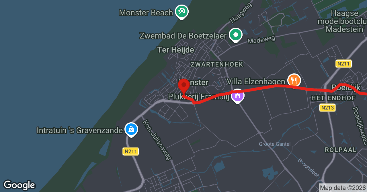 Kaart van de meldlocatie
