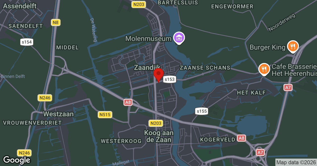 Kaart van de meldlocatie