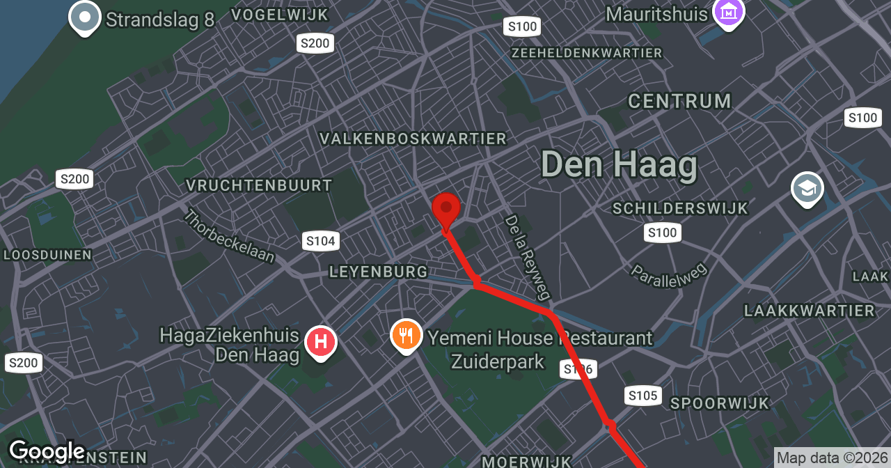 Kaart van de meldlocatie