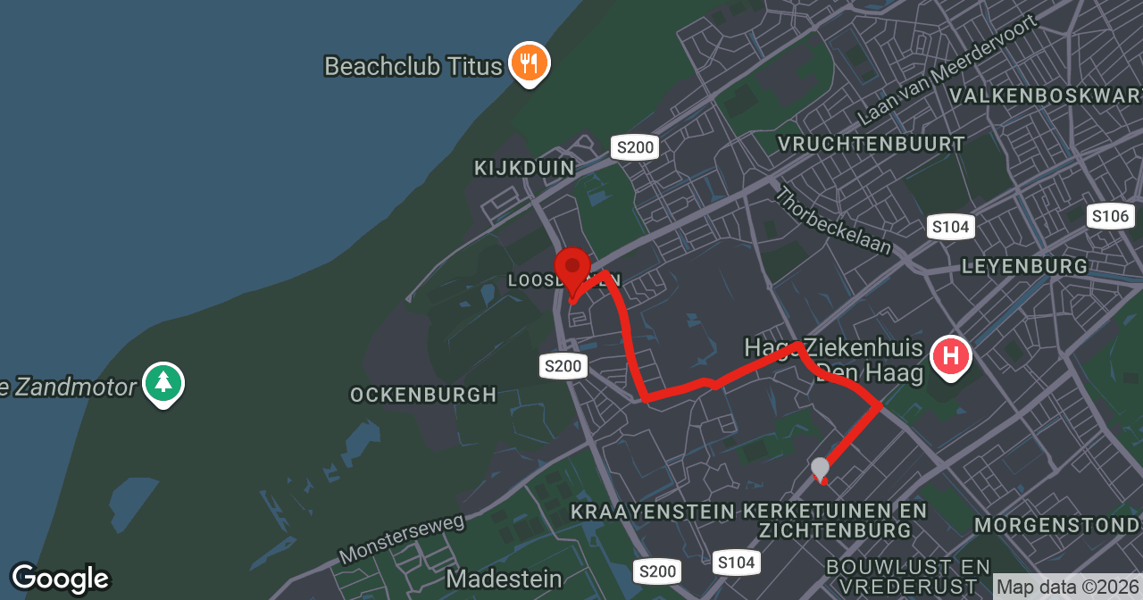 Kaart van de meldlocatie