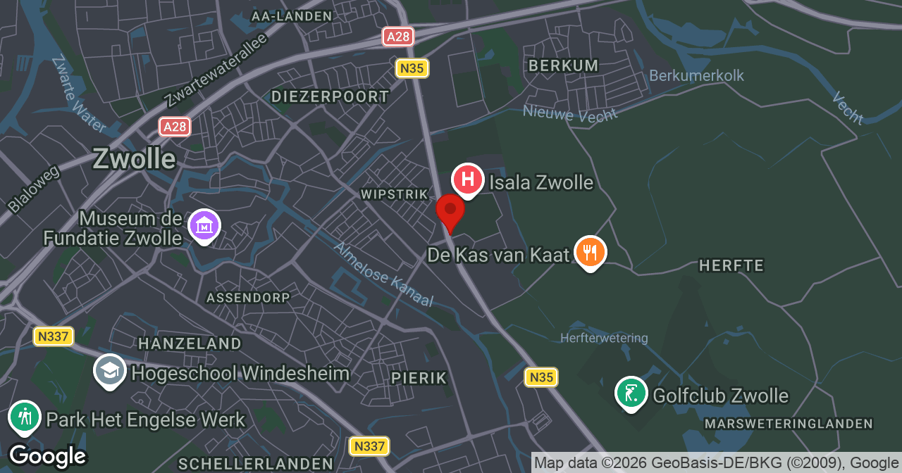 Kaart van de meldlocatie