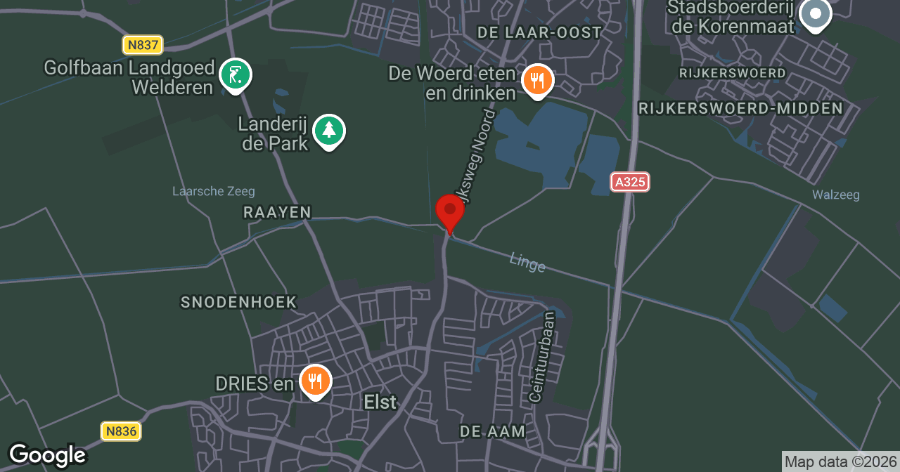 Kaart van de meldlocatie