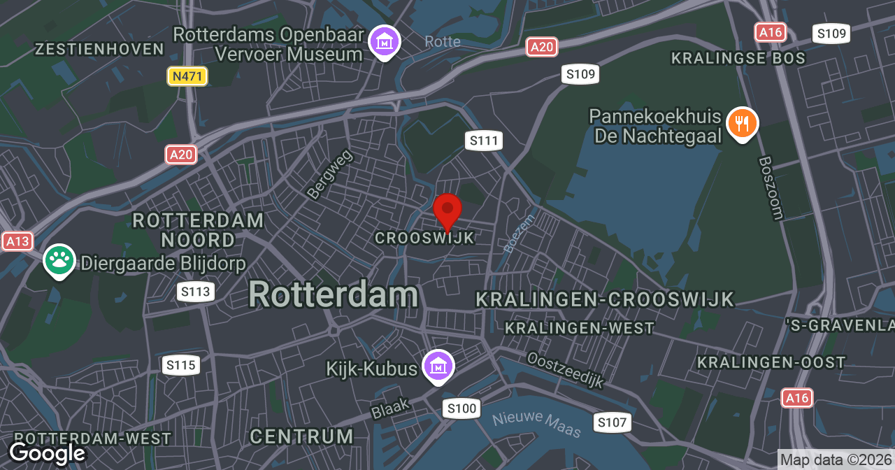 Kaart van de meldlocatie