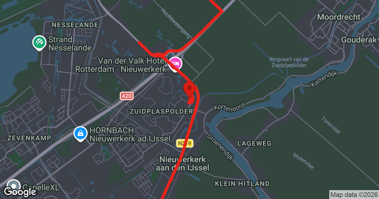 Kaart van de meldlocatie