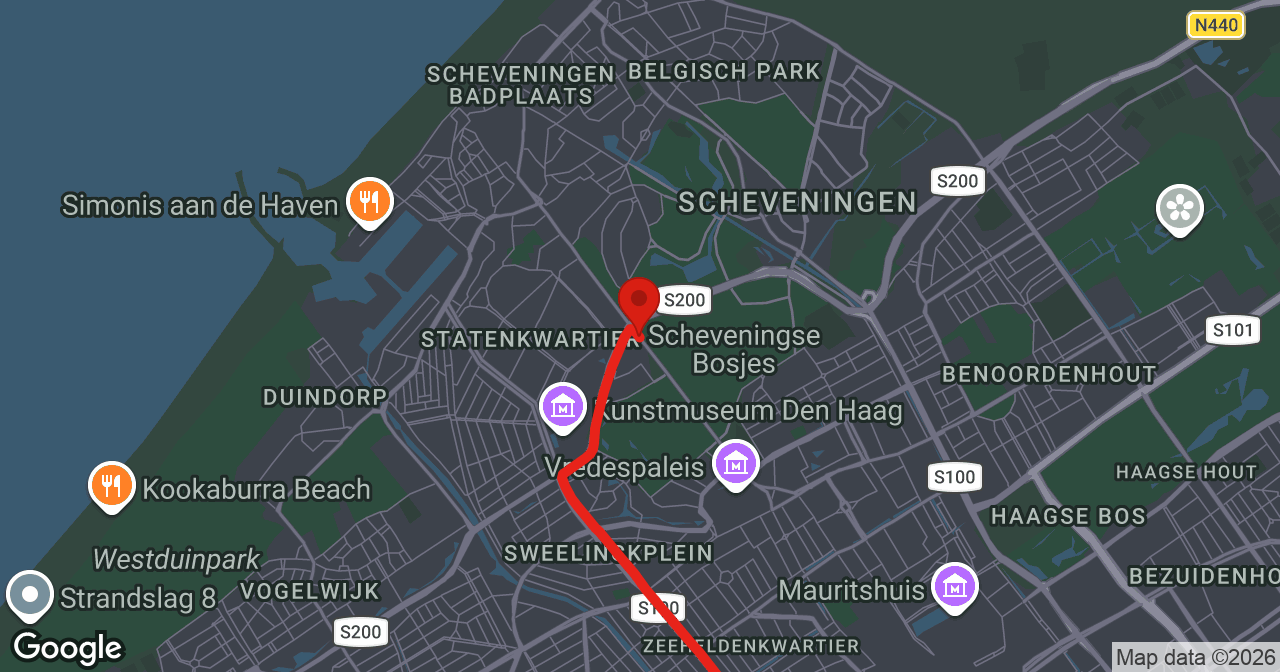 Kaart van de meldlocatie