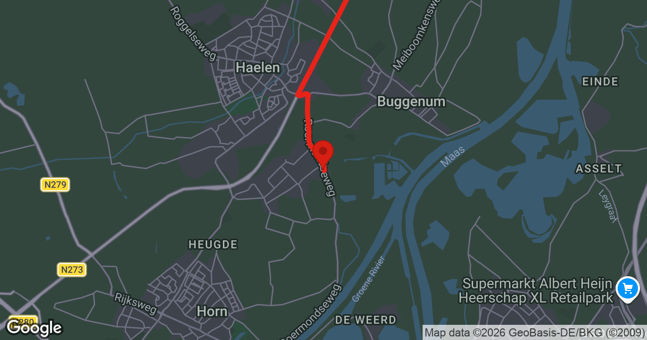 Kaart van de meldlocatie