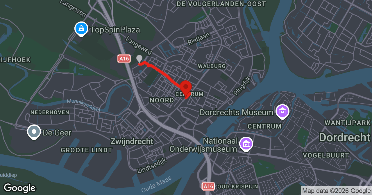 Kaart van de meldlocatie