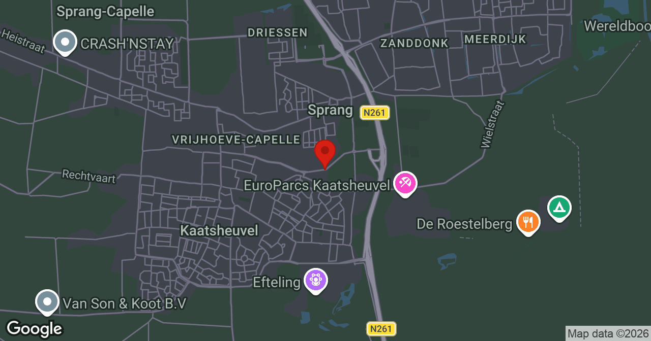 Kaart van de meldlocatie