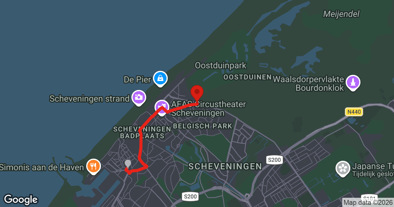 Kaart van de meldlocatie