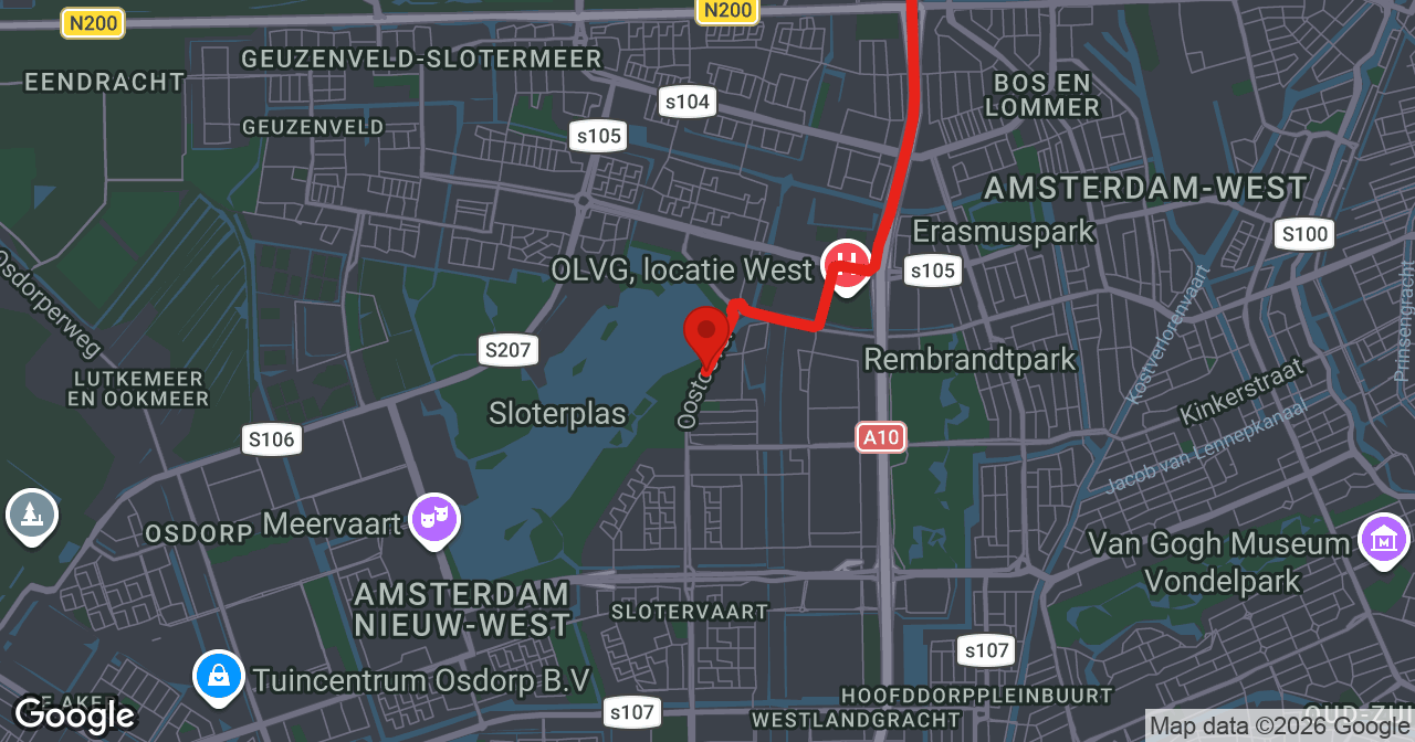 Kaart van de meldlocatie