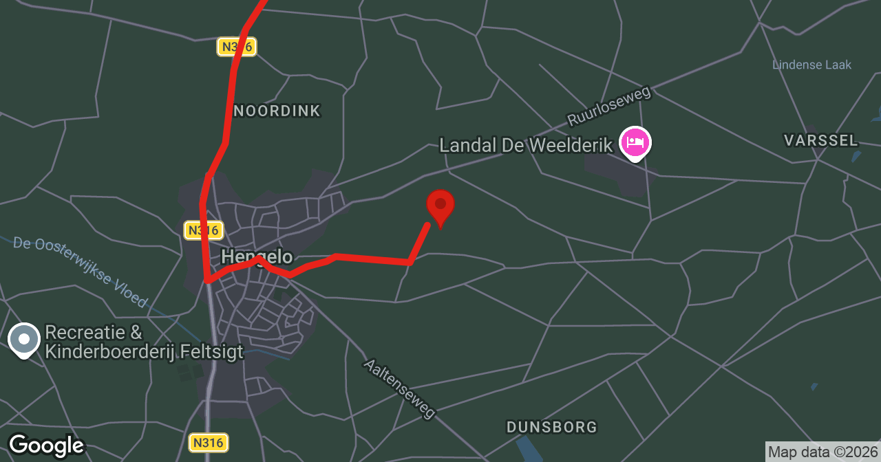 Kaart van de meldlocatie