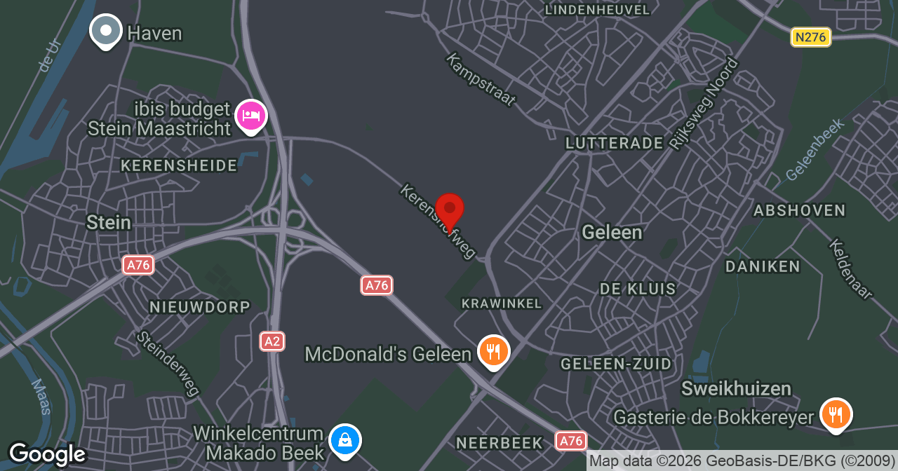 Kaart van de meldlocatie