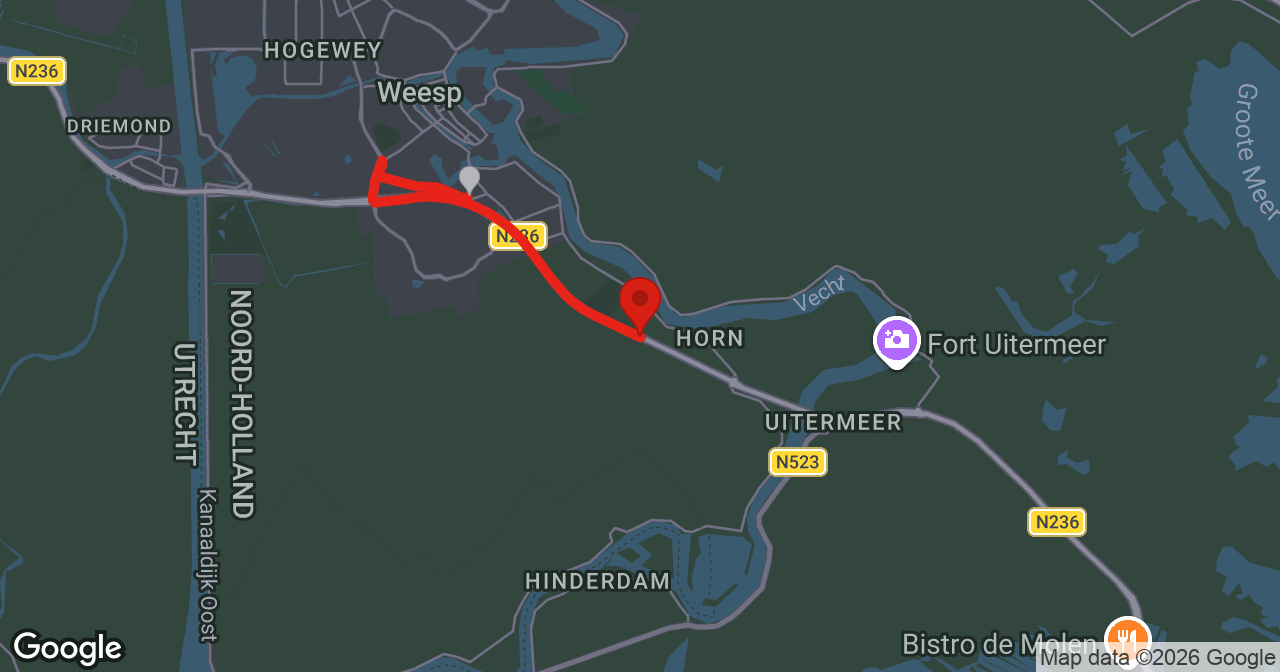 Kaart van de meldlocatie