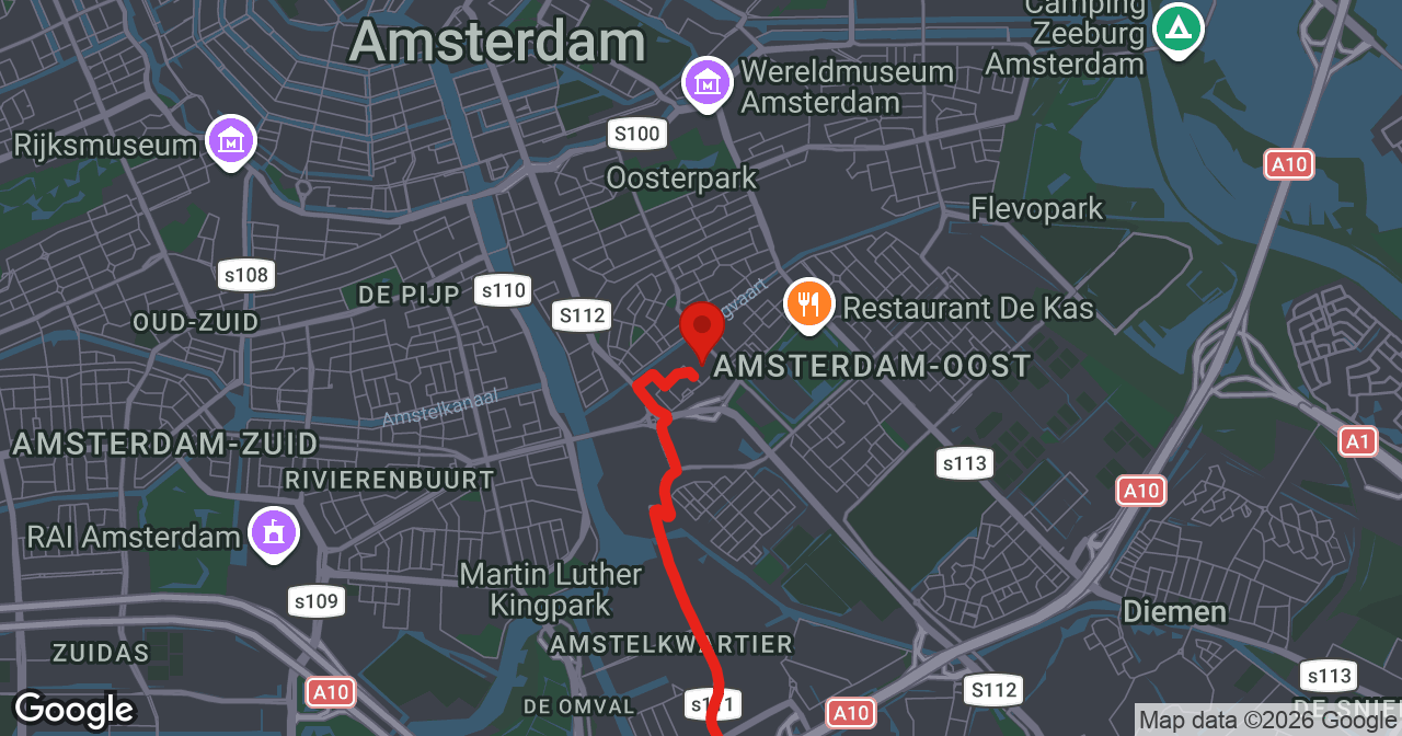 Kaart van de meldlocatie